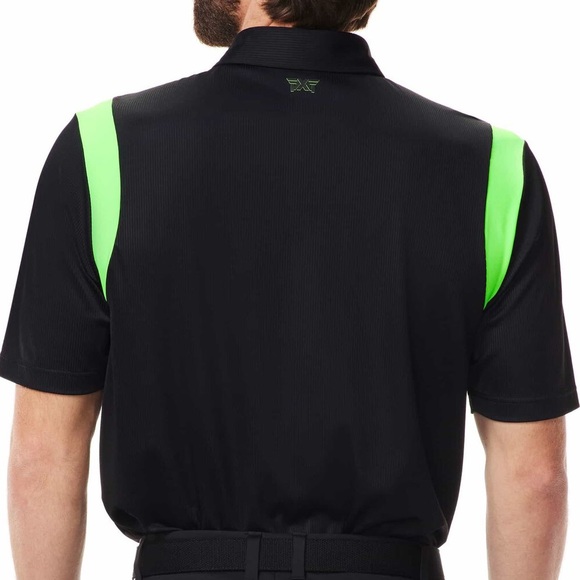 PXG Comfort Fit Turbo Polo Black & Green